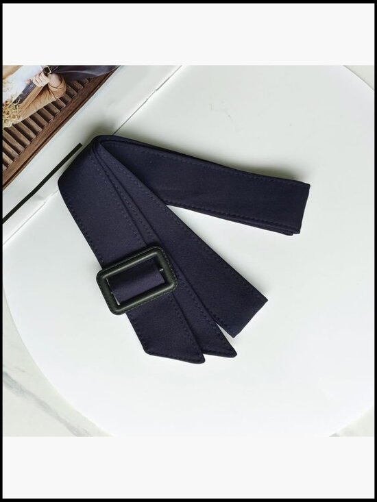 Wide Waistband Belt with Buckle for Trench Coats and Dresses main image 4